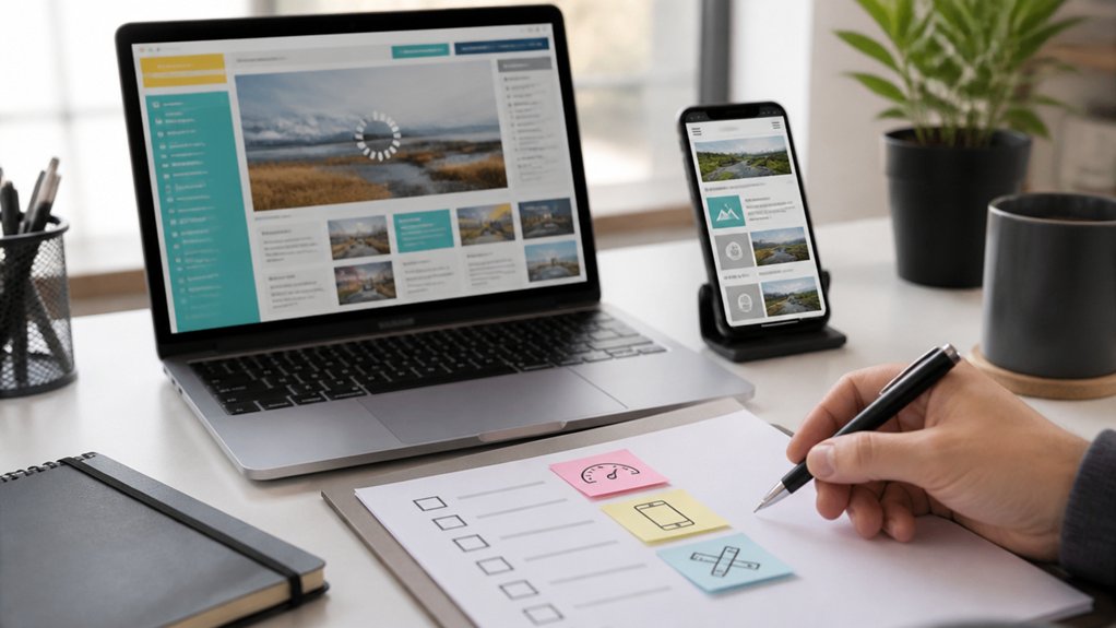 quick website visual speed checks